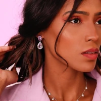 Brinco Delicado Gota - Coleção Fantasy Colors