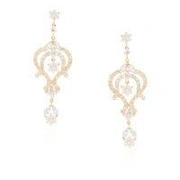 Brinco de Festa Celeste - Coleção Glamour