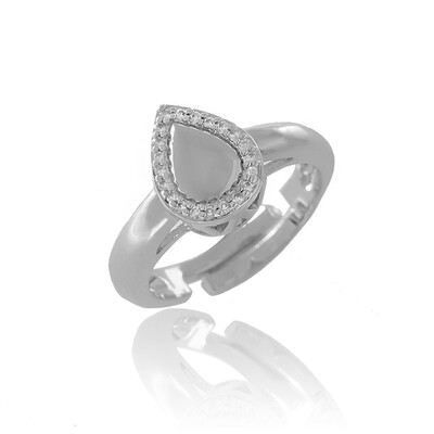 Foto Anel Delicado Ajustável Gota Princess