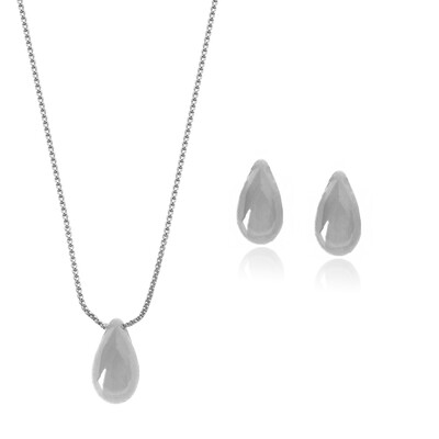 Foto Conjunto Delicado Liso Gotas