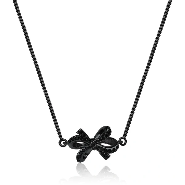 COLAR CHOKER COM PINGENTE DE LAÇO