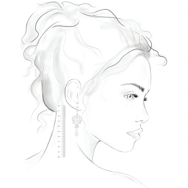 Brinco de Festa Celeste - Coleção Glamour