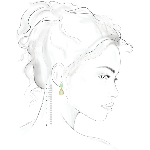 Brinco Delicado Gota - Coleção Fantasy Colors