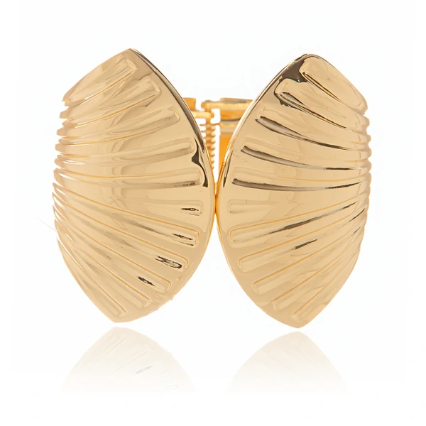Maxi Bracelete Concha Dourada