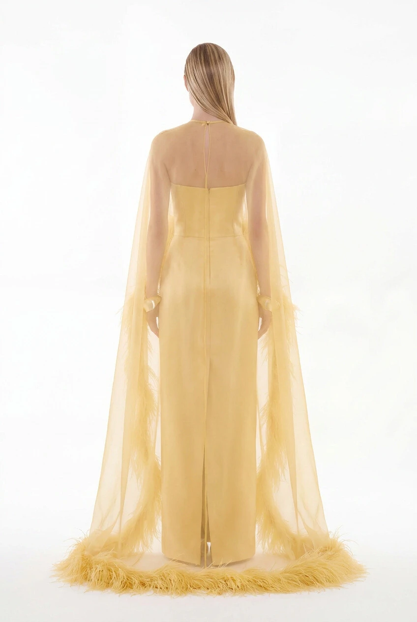 Foto Vestido Alba com Capa Longo