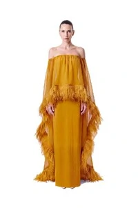 Vestido Lille Plumas
