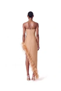 Vestido Raquel Plumas