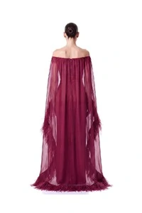 Vestido Lille Plumas