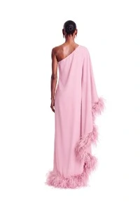 Vestido Florença Plumas