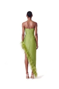 Vestido Raquel Plumas