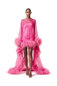 Vestido New Fênix Plumas