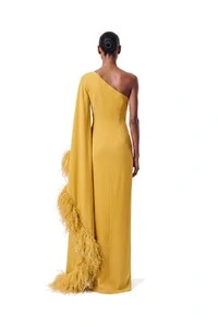 Vestido Celta Plumas