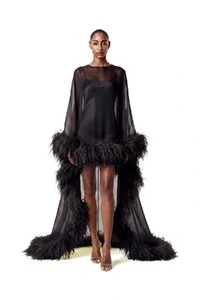 Vestido New Fênix Plumas
