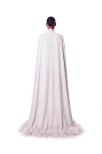 Vestido Morgana Plumas