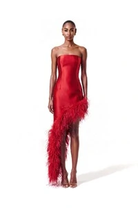 Vestido New Ana Plumas