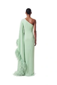 Vestido Celta Plumas