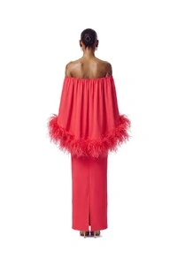 Vestido Versalhes Plumas