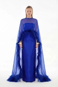 Vestido Alba com Capa Longo