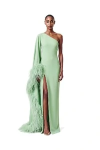 Vestido Celta Plumas
