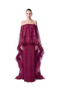 Vestido Lille Plumas
