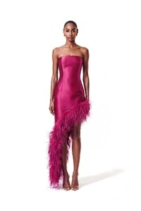 Vestido New Ana Plumas