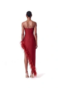 Vestido Raquel Plumas