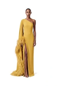 Vestido Celta Plumas