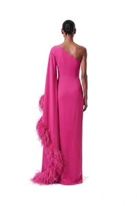 Vestido Celta Plumas