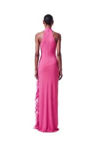 Vestido London Plumas