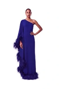 Vestido Florença Plumas