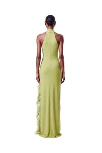 Vestido London Plumas