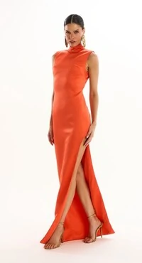 Vestido Michelle Crepe Acetinado