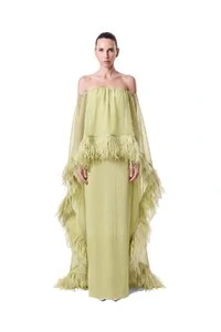 Vestido Lille Plumas