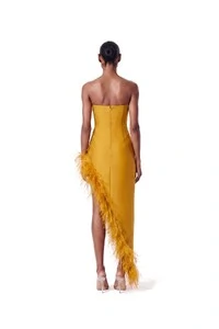 Vestido Raquel Plumas