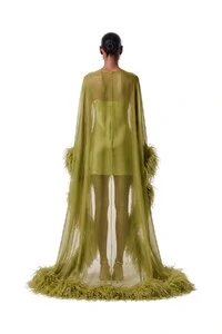 Vestido New Fênix Plumas