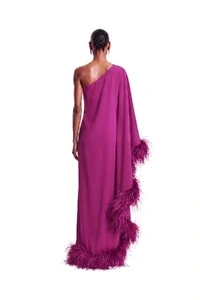 Vestido Florença Plumas