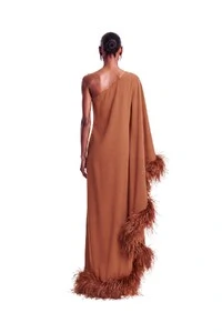 Vestido Florença Plumas