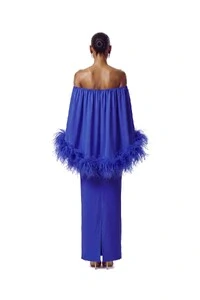Vestido Versalhes Plumas