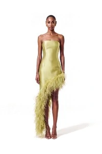 Vestido New Ana Plumas