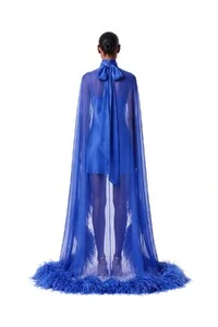 Vestido Fênix Mullet Plumas