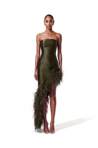 Vestido New Ana Plumas
