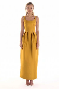 Vestido Alexa Midi Crepe Acetinado PE