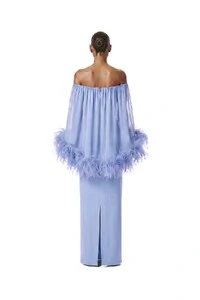 Vestido Versalhes Plumas