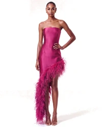 Vestido New Ana Plumas