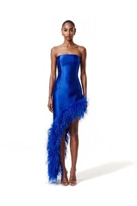 Vestido New Ana Plumas
