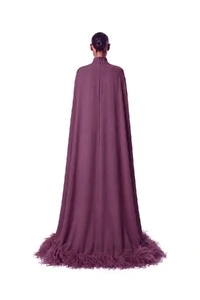 Vestido Morgana Plumas