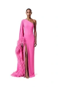 Vestido Celta Plumas