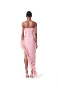 Vestido Raquel Plumas