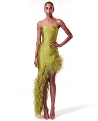 Vestido New Ana Plumas