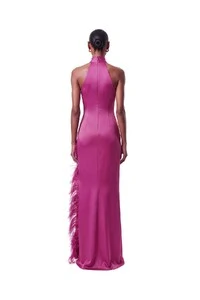Vestido London Plumas